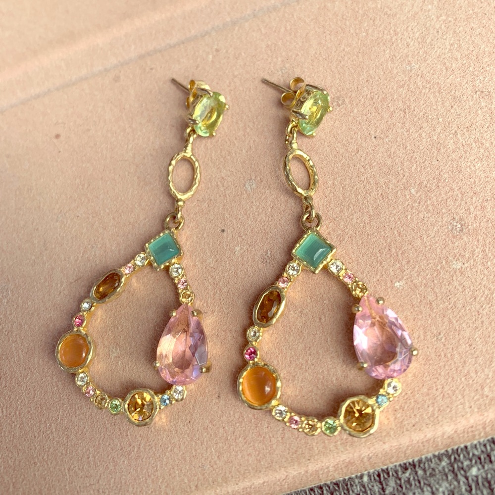 Multi Gemstone Earrings